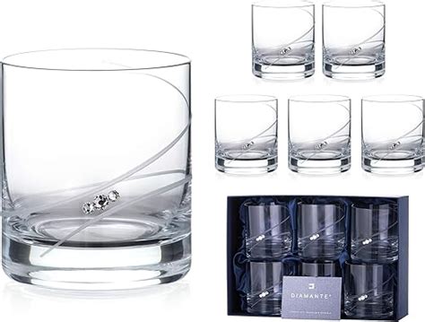 diamante glassware swarovski.